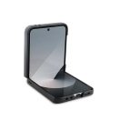 Guess 4G Metal Logo PU Samsung Galaxy Z Flip 6 / Flip 7 FE hátlap tok, szürke