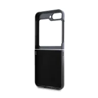   Guess 4G Metal Logo PU Samsung Galaxy Z Flip 6 / Flip 7 FE hátlap tok, szürke