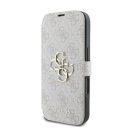 Guess 4G Metal Logo iPhone 16 Pro Max flip/oldalra nyíló tok, rózsaszín GUBKP16X4GMGPI