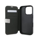 Guess 4G Metal Logo iPhone 16 Pro Max flip/oldalra nyíló tok, rózsaszín GUBKP16X4GMGPI