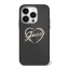 Guess IML Heart iPhone 16 Pro kemény hátlap tok, fekete GUHCP16LHCHGSPK