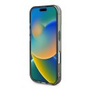 Guess IML Heart iPhone 16 Plus kemény hátlap tok, fekete GUHCP16MHCHGSPK