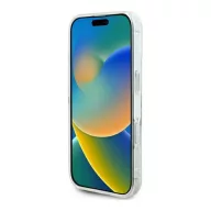   Guess IML Heart iPhone 16 plus kemény hátlap tok, átlátszó GUHCP16MHCHGSPT