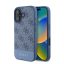 Guess 4G Bottom Stripe iPhone 16 kemény hátlap tok, kék GUHCP16SG4GLBL