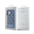 Guess 4G Bottom Stripe iPhone 16 kemény hátlap tok, kék GUHCP16SG4GLBL