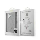 Guess Leather Metal Logo Strass Crossbody iPhone 16 kemény hátlap tok, rózsaszín GUHCP16SP4TDSCPP