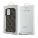 Guess 4G Classic iPhone 16 Pro Max kemény hátlap tok, barna GUHCP16XG4GFBR