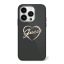 Guess IML Heart iPhone 16 Pro Max kemény hátlap tok, fekete GUHCP16XHCHGSPK