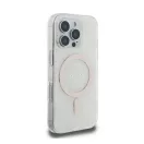 Guess IML 4G Background iPhone 16 Pro MagSafe kemény hátlap tok, fehér GUHMP16LH4DTEH