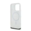 Guess IML 4G Background iPhone 16 Pro MagSafe kemény hátlap tok, fehér GUHMP16LH4DTEH