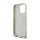 Guess Peony Script Logo iPhone 16 Pro kemény hátlap tok, fehér GUHMP16LPGPYSH