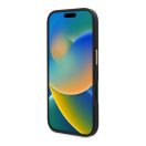 Guess 4G Logo Plate iPhone 16 Plus MagSafe kemény hátlap tok, fekete GUHMP16MU4GPRK