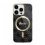 Guess IML 4G MagSafe iPhone 16 Pro Max MagSafe kemény hátlap tok, fekete GUHMP16XH4STK
