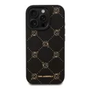 Karl Lagerfeld Karl Head iPhone 16 Pro Max  MagSafe hátlap tok, fekete KLHMP16XPGKHPHK