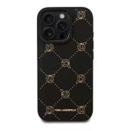   Karl Lagerfeld Karl Head iPhone 16 Pro Max  MagSafe hátlap tok, fekete KLHMP16XPGKHPHK