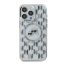 Karl Lagerfeld IML Monogram Karl&Choupette Head iPhone 16 Pro hátlap tok, átlátszó KLHMP16LHMCKMHT