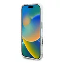 Karl Lagerfeld IML Karl Head Electroplated iPhone 16 kemény hátlap tok, átlátszó KLHCP16SHKLPKHT