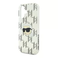   Karl Lagerfeld IML Karl Head Electroplated iPhone 16 kemény hátlap tok, átlátszó KLHCP16SHKLPKHT