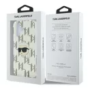 Karl Lagerfeld IML Karl Head Electroplated iPhone 16 kemény hátlap tok, átlátszó KLHCP16SHKLPKHT