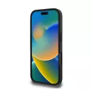 Karl Lagerfeld Monogram Karl&Chaoupette Head Pin iPhone 16 Pro kemény hátlap tok, fekete KLHCP16LPGKLKCPK