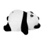 Art Deco álmos panda alakú éjjeli lámpa, USB, 1200mAh, fehér