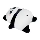 Art Deco álmos panda alakú éjjeli lámpa, USB, 1200mAh, fehér