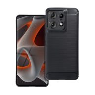 Forcell Carbon Motorola Edge 50 Pro szilikon tok, fekete