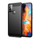 Forcell Carbon Motorola Edge 50 Pro szilikon tok, fekete