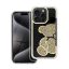 Teddy Bear iPhone 7 / 8 / SE 2020 / SE 2022 csillogó köves tok, arany