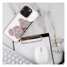 Teddy Bear iPhone 7 / 8 / SE 2020 / SE 2022 csillogó köves tok, rózsaszín