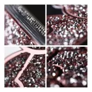 Teddy Bear iPhone 12 / 12 Pro csillogó köves tok, rózsaszín