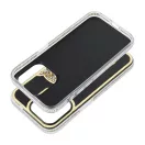 Teddy Bear iPhone 15 csillogó köves tok, arany