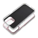 Teddy Bear iPhone 15 csillogó köves tok, rózsaszín