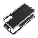 Teddy Bear Samsung Galaxy A15 4G / A15 5G csillogó köves tok, ezüst