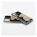 Teddy Bear Samsung Galaxy A15 4G / A15 5G csillogó köves tok, arany