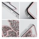 Teddy Bear Samsung Galaxy A15 4G / A15 5G csillogó köves tok, rózsaszín