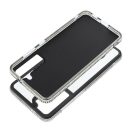 Teddy Bear Samsung Galaxy A25 5G csillogó köves tok, fekete