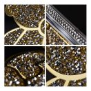 Teddy Bear Samsung Galaxy A55 5G csillogó köves tok, arany