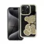 Teddy Bear iPhone 16 csillogó köves tok, arany