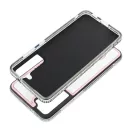 Teddy Bear Samsung Galaxy A52 5G / A52 LTE ( 4G ) / A52s 5G csillogó köves tok, rózsaszín