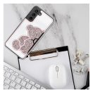 Teddy Bear Samsung Galaxy A13 4G csillogó köves tok, rózsaszín