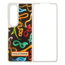 Samsung Galaxy Z fold4 Toiletpaper kígyó mintás gyári tok, fekete (GP-FPF936AMEBY)