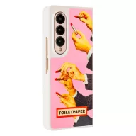   Samsung Galaxy Z fold4 Toiletpaper rúzs mintás gyári tok, rózsaszín (GP-FPF936AMCPY)