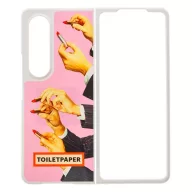   Samsung Galaxy Z fold4 Toiletpaper rúzs mintás gyári tok, rózsaszín (GP-FPF936AMCPY)