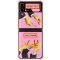 Samsung Galaxy Flip4 Toiletpaper rúzs mintás gyári tok, rózsaszín (GP-FPF721HICPY)