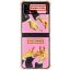 Samsung Galaxy Flip4 Toiletpaper rúzs mintás gyári tok, rózsaszín (GP-FPF721HICPY)
