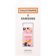   Samsung Galaxy Flip4 Toiletpaper rúzs mintás gyári tok, rózsaszín (GP-FPF721HICPY)