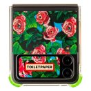 Samsung Galaxy Flip4 Toiletpaper rózsa mintás gyári tok, zöld (GP-FPF721HICGY)