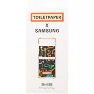   Samsung Galaxy Flip4 Toiletpaper kígyó mintás gyári tok, fekete (GP-FPF721HICBY)