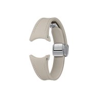   Samsung Galaxy Watch6 D-csatos hibrid ökobőr  gyári szíj, S/M, szürkésbarna (ET-SHR93SAEGEU)